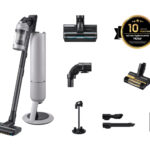 SAMSUNG Aspiradora escoba - SAMSUNG VS80F28ELP, 1 W, Potencia de succión 280 AirWatt, Depósito 0,5 l, Gris