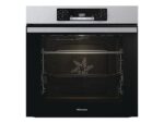 Hisense Horno - Hisense BI62216AXE2, Multifunción, Hidrolítica, 77 L, Cocción simultanea x 5, Guía telescopica, 59.5 cm, Acero Inox