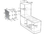 Hisense Horno - Hisense BI62216AXE2, Multifunción, Hidrolítica, 77 L, Cocción simultanea x 5, Guía telescopica, 59.5 cm, Acero Inox - Imagen 3