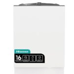 Lavavajillas integrable - Hisense HV673C61, 16 servicios, 7 programas, 59.8 cm, WiFi, Tercera Bandeja, Sin Panelar