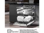 Lavavajillas integrable - Hisense HV673C61, 16 servicios, 7 programas, 59.8 cm, WiFi, Tercera Bandeja, Sin Panelar - Imagen 4