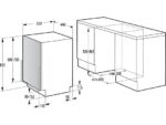 Hisense Lavavajillas integrable - Hisense HV543D10, 11 servicios, 7 programas, 44.8 cm, Tercera bandeja, Inverter, Sin Panelar - Imagen 2