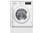 SIEMENS Lavadora integrable - SIEMENS WI12W327ES, Serie IQ500, 8 kg, 1200 rpm, 8 programas, WaterPerfect Plus, VarioSpeed, Blanco