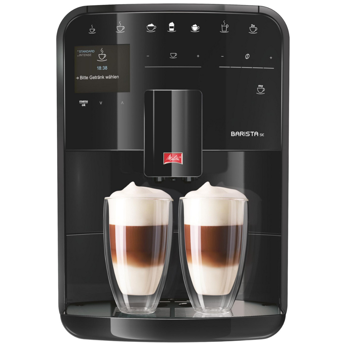 156620029_1 MELITTA Cafetera automática - MELITTA Barista SE, 15 bar, 1450 W, 0 ml, 2 tazas, Negro - Imagen 1