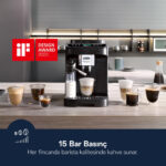 DELONGHI Máquina espresso - DELONGHI Magnifica Evo Next, 15 bar, 1450 W, 2 tazas, Negro - Imagen 2