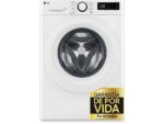 LG Lavadora secadora - LG F4DR5009A3W, Serie 500, 9kg/6kg, 1400 rpm, 12 programas, Blanco