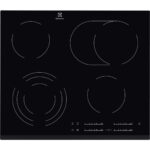 ELECTROLUX Placa de vitrocerámica - ELECTROLUX EHF6547FOK, 4 zone(s) zonas, 590 mm, Negro