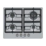 BOSCH Placa de gas - BOSCH Serie 4 PGH6B5K90, 4 zone(s) zonas, 58,2 cm, Acero inoxidable - Imagen 2