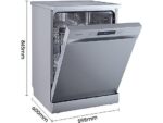 Hisense Lavavajillas - Hisense HS622E10X, 13 servicios, 7 Programas, 59.8 cm, Media carga, Inox - Imagen 2