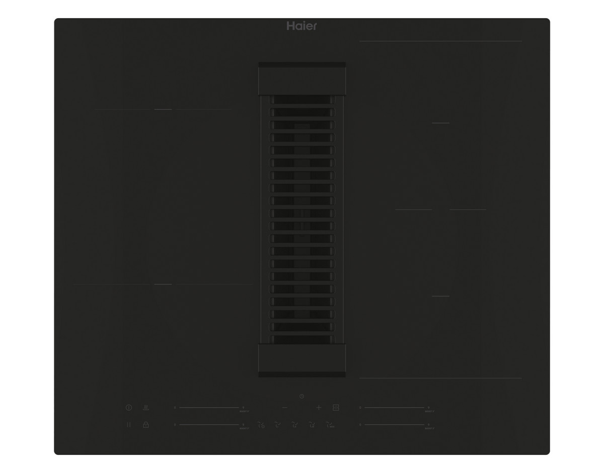 156689026_1 HAIER Placa de vitrocerámica - HAIER I-Dual Series 6 HAIH6IEMCF, 4 zone(s) zonas, 60,5 cm, Negro - Imagen 1