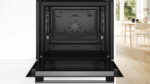 BOSCH Horno pirolítico - BOSCH Serie 4 HQA574ES3, Integrable, Hidrolítica, 71 l, 69 mm, Black - Imagen 3