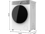 Cecotec Lavadora carga frontal - Cecotec Bolero DressCode 10800 Inverter A, 10 kg, 1400 rpm, Motor Inverter Plus, Detector de carga, White - Imagen 4