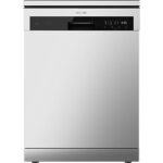 Cecotec Lavavajillas - Cecotec Bolero Aguazero 6200 Inox D, 14 servicios, 6 programas, 60 cm, Electronic Aqua Stop, Turbo Dry+, Inox