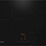 Miele Placa inducción - Miele KM 7360 FL, 3 zonas, Zona grande 14-28 cm, 62 cm, ComfortSelect, Negro