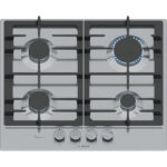 BOSCH Encimera de gas - BOSCH PCP6A5I90, 4.0000 zonas, 58,2 cm, Acero