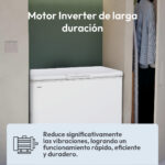 Congelador horizontal - CANDY CCHH 3012E, 300 l, 840 mm, Blanco - Imagen 6
