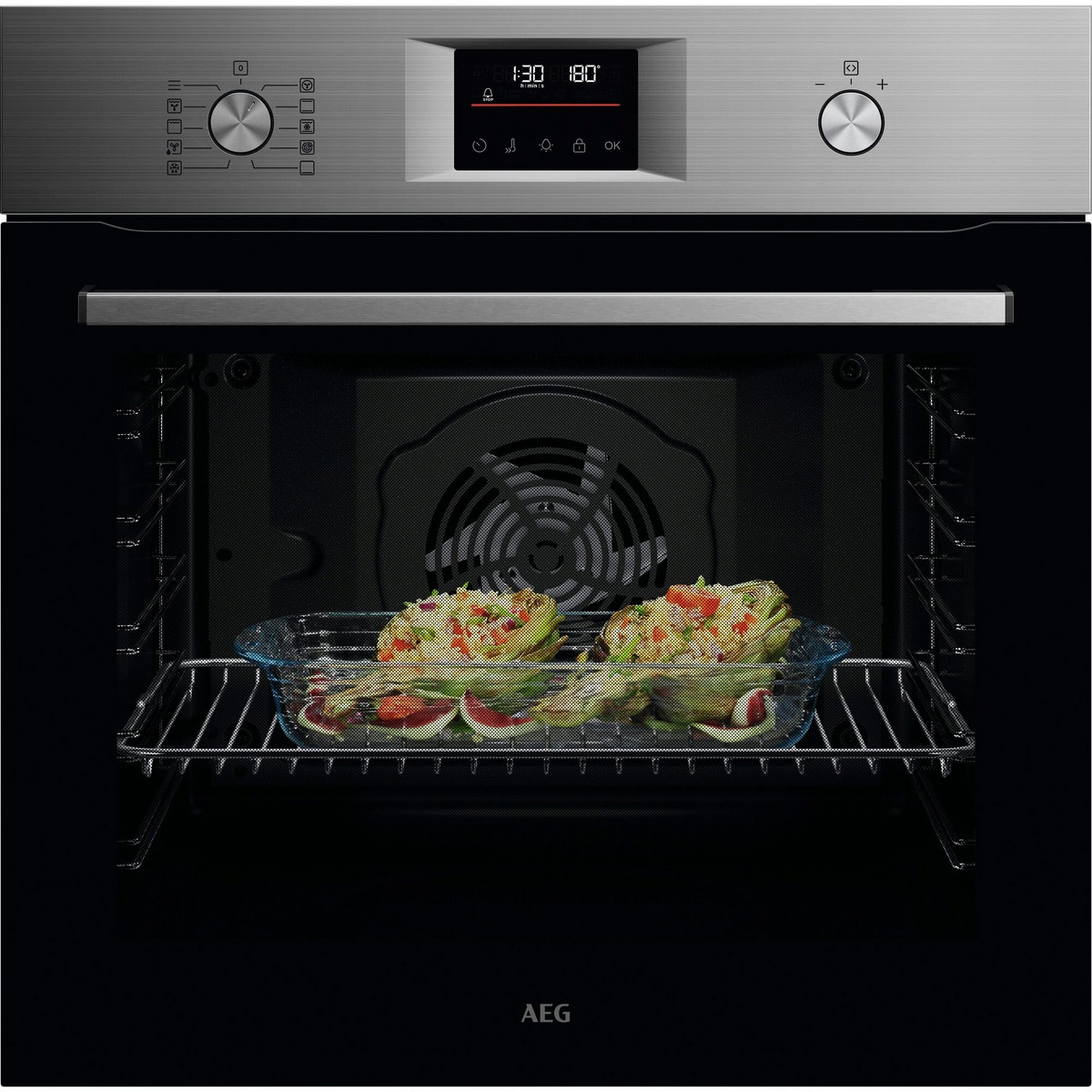 156759868_1 AEG Horno convencional - AEG 949498347, Integrable, Pirolítico, 72 l, 59,6 cm, Acero inoxidable - Imagen 1