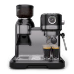 KLARSTEIN Cafetera espresso - KLARSTEIN Bella Café Espresso, 1550 W, Negro
