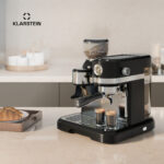 KLARSTEIN Cafetera espresso - KLARSTEIN Bella Café Espresso, 1550 W, Negro - Imagen 2
