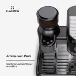 KLARSTEIN Cafetera espresso - KLARSTEIN Bella Café Espresso, 1550 W, Negro - Imagen 5