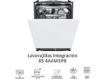 Haier Lavavajillas integrable - Haier I-Pro Shine Series 6 XS 4A4M3PB, 14 servicios, 10 programas, 60 cm, Wi-Fi + Bluetooth, Sin panelar - Imagen 3