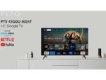 PEAQ TV QLED 43" - PEAQ 43GQU-5024T, UHD 4K, 2851M, Smart TV, DVB-T2 (H.265), Chromecast incorporado, Google TV, Dolby Vision, Negro - Imagen 7