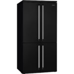 SMEG Frigorífico americano - SMEG FQ960BL6, No Frost, Altura 196 cm, Negro