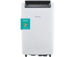 Hisense Aire acondicionado portátil - Hisense APH09QC, 2236 fg/h, 3 velocidades, Bomba de calor, Deshumidificador, Mando a distancia, Kit Ventan, WiFi