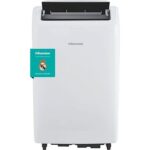 Hisense Aire acondicionado portátil - Hisense APH09QC, 2236 fg/h, 3 velocidades, Bomba de calor, Deshumidificador, Mando a distancia, Kit Ventan, WiFi
