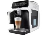 Philips Cafetera superautomática - Philips EP3343/50, 19 bar, 230 W, 0.26 l, SilentBrew, Blanco y negro brillante