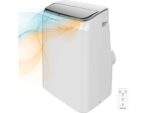 Cecotec Aire acondicionado portátil - Cecotec ForceClima 14600 Soundless Heating, 14000 BTU/h, 28 m², Bomba de calor, 5 modos, 3 velocidades, Mando, B