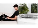 Cecotec Aire acondicionado portátil - Cecotec ForceClima 14600 Soundless Heating, 14000 BTU/h, 28 m², Bomba de calor, 5 modos, 3 velocidades, Mando, B - Imagen 3
