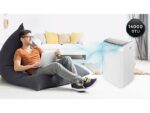 Cecotec Aire acondicionado portátil - Cecotec ForceClima 14600 Soundless Heating, 14000 BTU/h, 28 m², Bomba de calor, 5 modos, 3 velocidades, Mando, B - Imagen 4