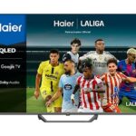 Haier TV QLED 55" - Haier S80E Series H55S80EUX, QLED 4K HDR10, Google TV, Google Assistant, Dolby Audio, Negro