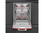 Smeg Lavavajillas integrable - Smeg STFABRD3, 13 cubiertos, 11 Programas, 59.8 cm de ancho, Rojo - Imagen 3