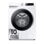 Samsung Lavadora carga frontal - Samsung WW90DG6U85LEU3, 9 kg, 1400 rpm, Autodosificación, AI EcoBubble™, AI Wash, Blanco