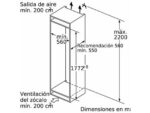 Siemens Congelador vertical - Siemens GI81NACE0, Serie IQ500, 212 l, 177.2 cm, No Frost, Cierre SoftClose, Sin panelar - Imagen 6