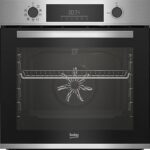 Beko Horno - Beko BBIE12300XMP, Multifunción, Pirolítico, 72 l, 59.4 cm, Tecnología Aeroperfect, Inox