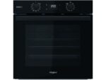 Whirlpool Horno - Whirlpool OMSR58RU1SB, Multifunción, Pirolítico e hidrolítico,71 l, 59.5 cm, Función Vapor, Smart Clean, Cook3, Negro