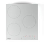 KLARSTEIN Placa de inducción - KLARSTEIN Delicatessa 45 Victoria, 3 zonas, 45 cm, Blanco