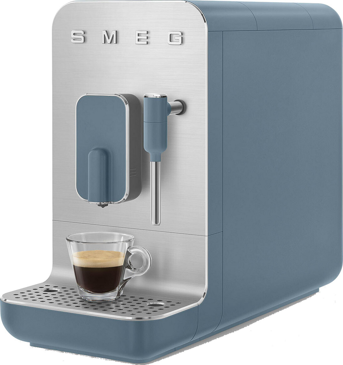 157350289_1 SMEG Cafetera automática - SMEG BCC12SBMEU, 19 bar, 1350 W, Azul tormenta - Imagen 1