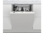 Whirlpool Lavavajillas integrable - Whirlpool W2I HD526 A, 14 cubiertos, 9 programas, 60 cm, Tecnología 6TH SENSE, Multi Zone, Sin panelar