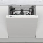 Whirlpool Lavavajillas integrable - Whirlpool W2I HD526 A, 14 cubiertos, 9 programas, 60 cm, Tecnología 6TH SENSE, Multi Zone, Sin panelar