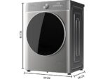 Cecotec Lavadora carga frontal - Cecotec Bolero DressCode 9800 Inverter Steel A, 9 kg, 1400 rpm, Motor Inverter Plus, Carga automática, Display táctil - Imagen 4