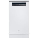 Haier Lavavajillas - Haier I-Pro Shine Series 5 XF1C3TB1FW, 11 servicios, 8 programas, 45 cm, Motor Inverter, Wi-Fi, Blanco