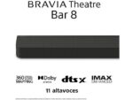 Sony Barra de sonido - Sony BRAVIA Theatre Bar 8, Dolby Atmos, 11 altavoces, WiFi, Bluetooth, 360 Spatial Sound Mapping, 495W, Apple Airplay, HTA8000 - Imagen 2