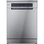 Candy Lavavajillas - Candy Rapido' CF 6B2S3PSX, 16 servicios, 10 programas, 60 cm, Motor Inverter, Wi-Fi, Inox