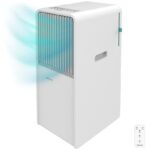 Cecotec Aire acondicionado portátil - Cecotec ForceClima 12650 Style Heating, 3000 fg/h, 23 m², 5 modos, Deshumidificador, Bomba de calor, Mando, Whit