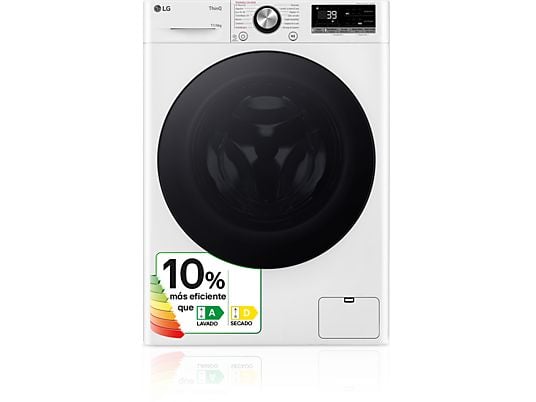 1575567_1 LG REACONDICIONADO Seminuevo Bueno Lavadora secadora - LG F4DR7011AGW, 11 kg/6 kg, 1400 rpm, 14 programas, AI Direct Drive™, TurboWash™360, Blanco - Imagen 1