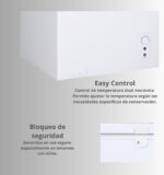VOK Congelador horizontal - VOK EVF-291CDEW, Capacidad 291 l, Función dual, Cerradura, 83,5 cm, Blanco - Imagen 8